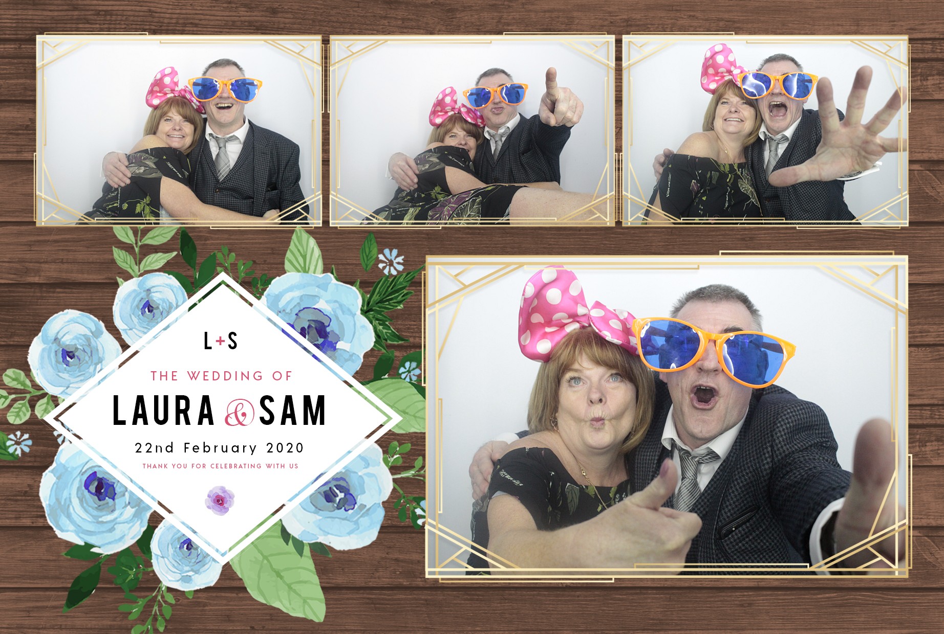 Laura and Sam's Wedding | View more photos from the event at gallery.myphotoboothexperience.co.uk/u/MyPhotoBoothExperienceLtd/Laura-and-Sams-Wedding